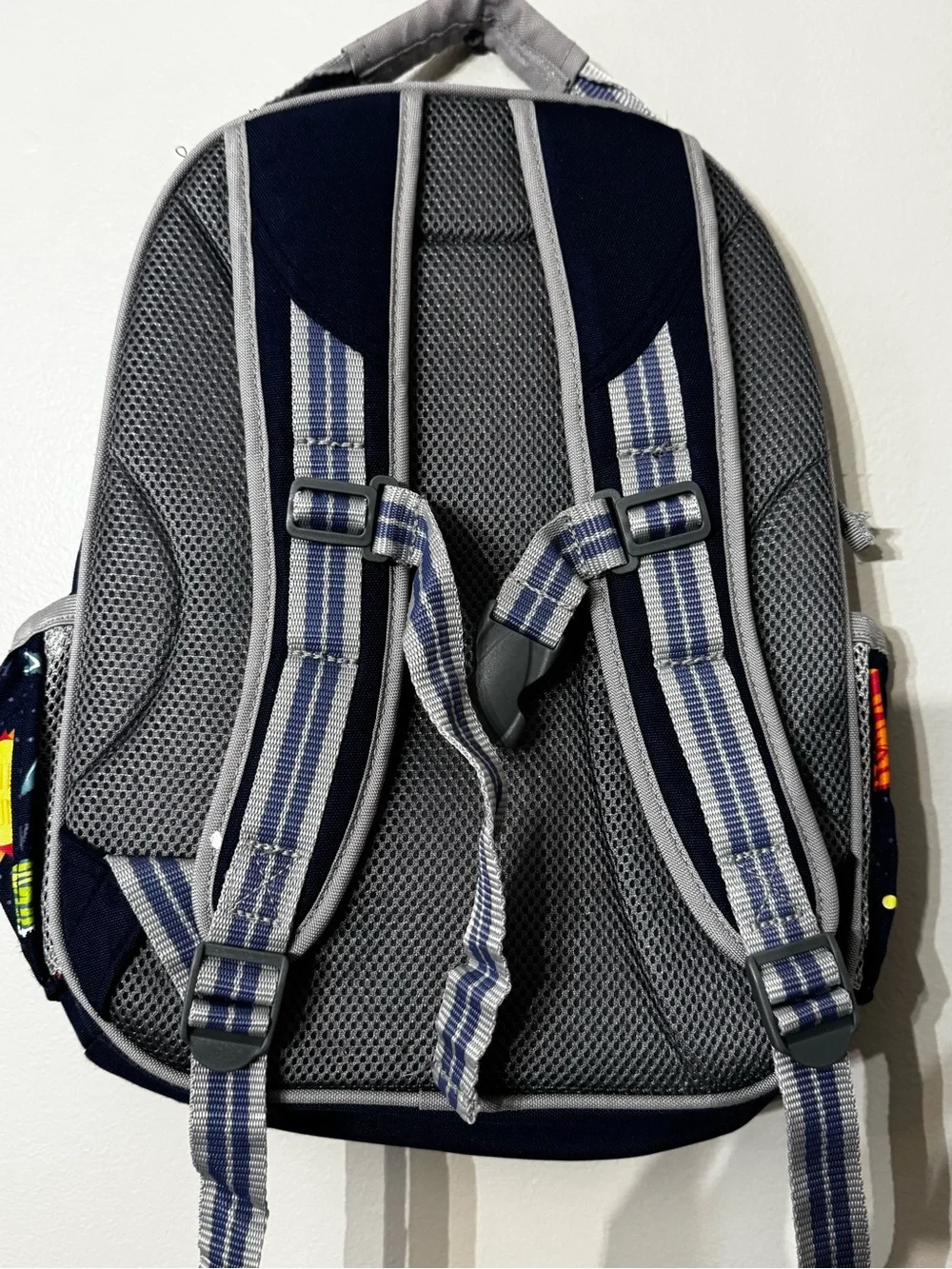 Pottery Barn Kids Mackenzie Small Backpack Navy Solar System Planets Rocket Ship
